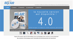 Desktop Screenshot of belair-info.fr